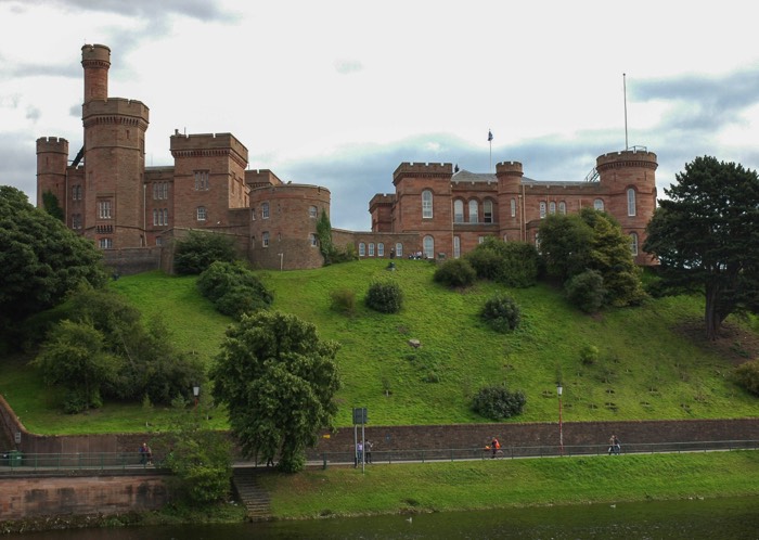 Inverness Castle, het eindpunt van de Great Glen Way. Foto: Schotland op Maat