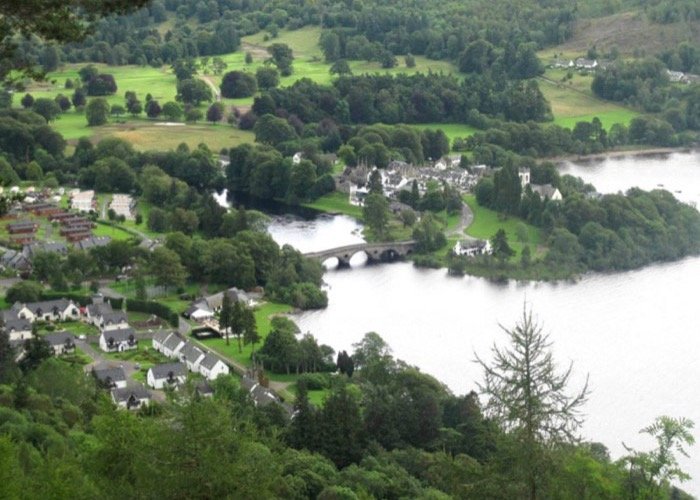 Een uitzicht tijdens de Rob Roy Way