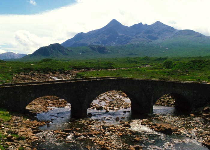 Uitzicht op de Cuillins. Foto: VisitScotland/Paul Tomkins