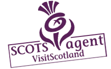 Het logo van Visit Scotland