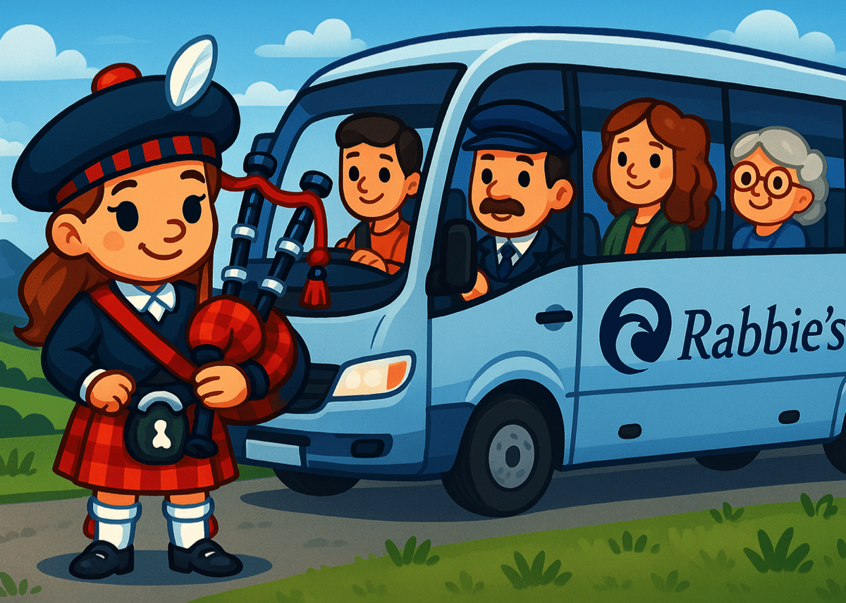 Piper Girl reist ook met Rabbie’s