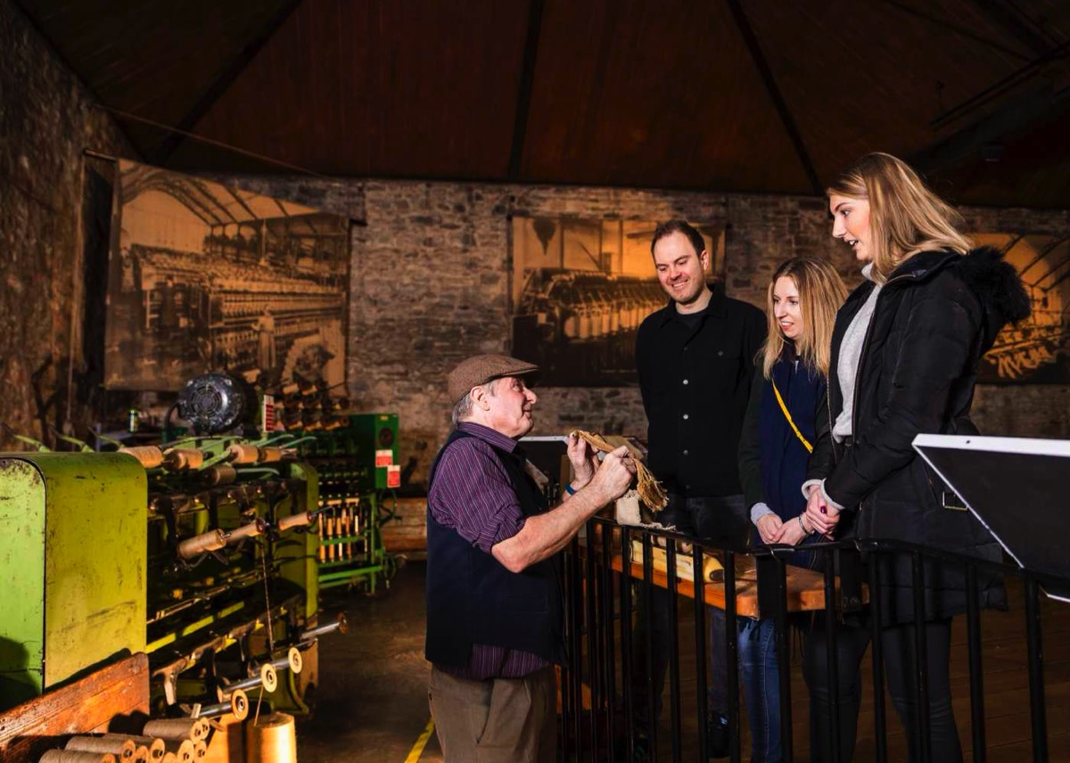 De geschiedenis van de jute industrie bij Verdant Works