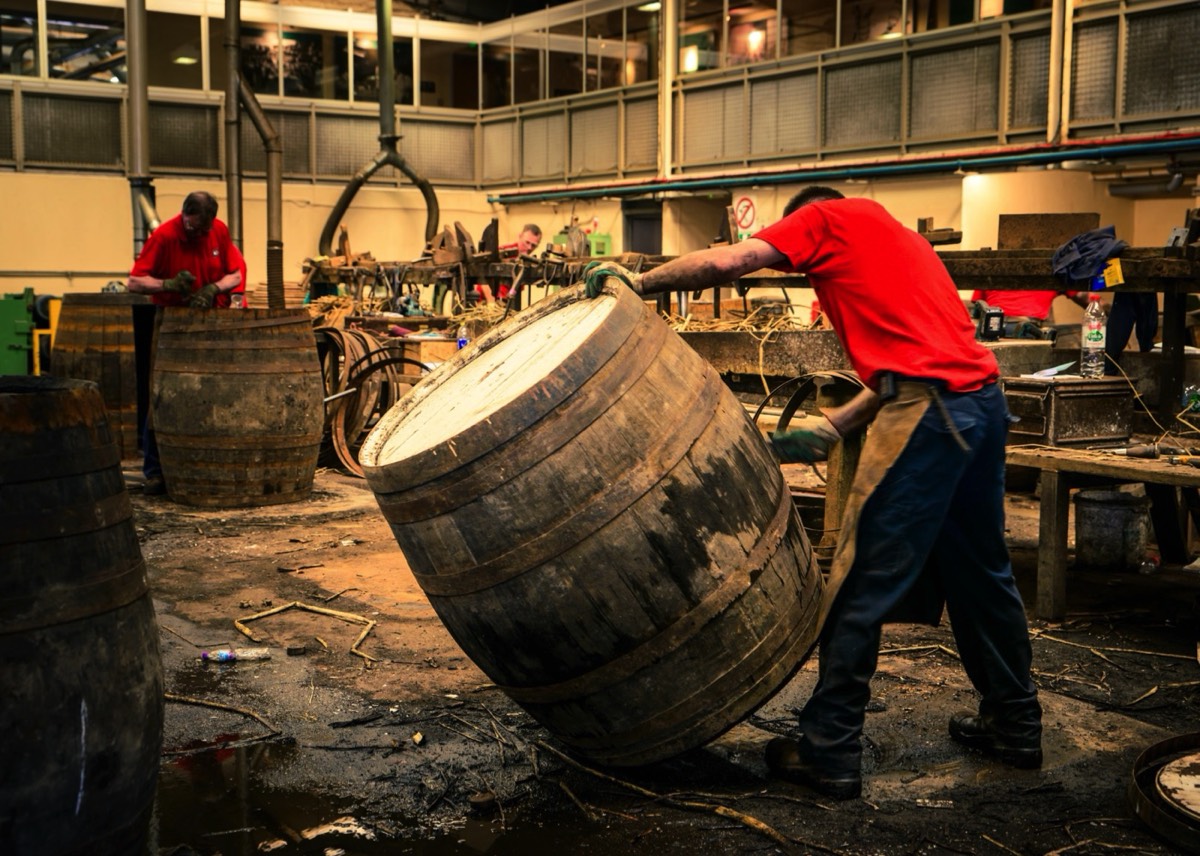 De Speyside Cooperage is de enige in het VK met een bezoekerscentrum