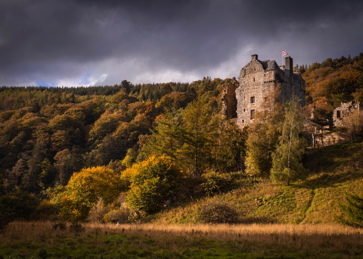 Neidpath Castle bij Peebles
