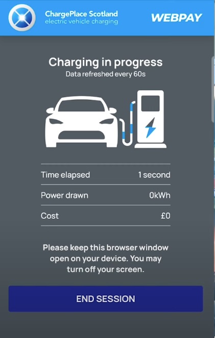 Tijdens het laden ziet u dit scherm