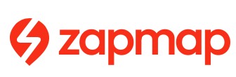 Het logo van Zapmap. Vind laadpunten in de buurt