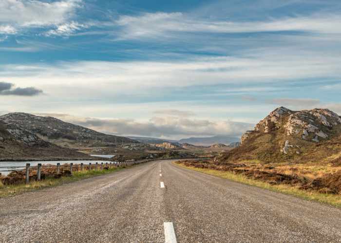 Loch na Thull in het North West Highlands Geopark
