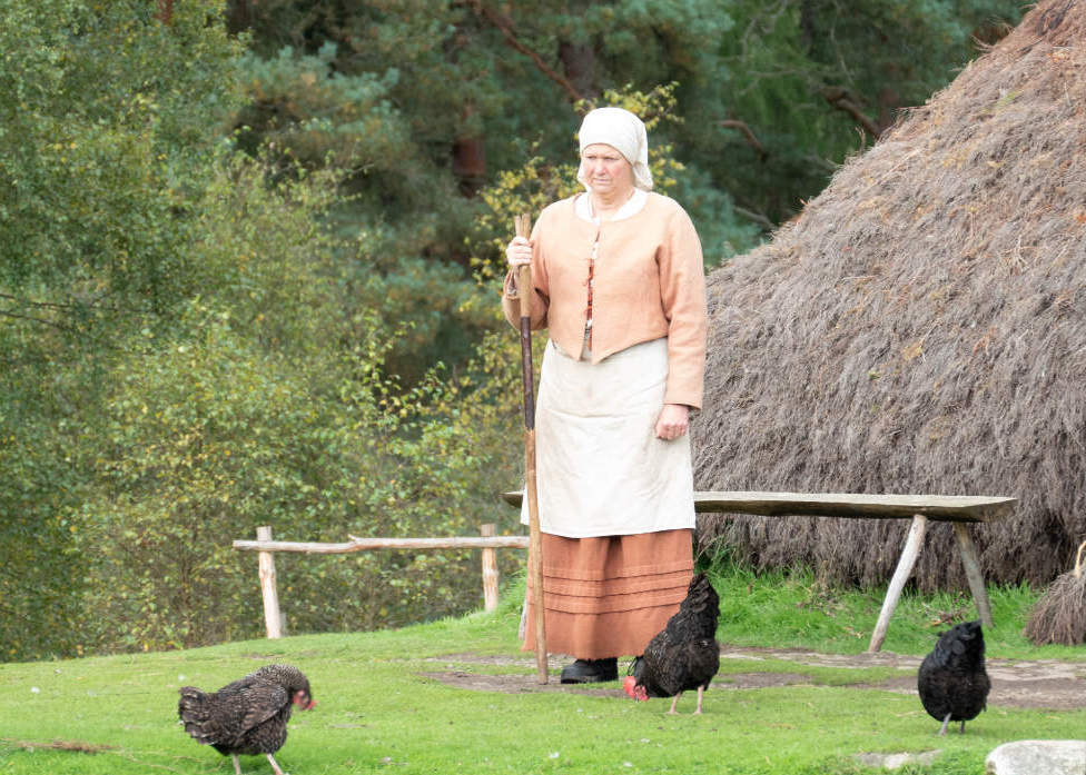 Het dorp waar in serie 1 belasting werd geheven staat in het Highland Folk Museum in Newtonmore. Foto: Schotland op Maat
