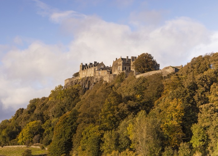 Stirling Castle gezien vanaf Kings Park.