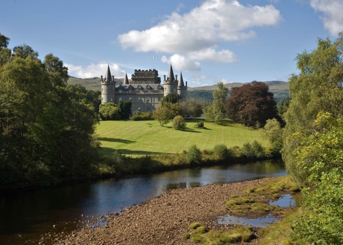 Inveraray Castle, de residentie van de hertog van Argyll