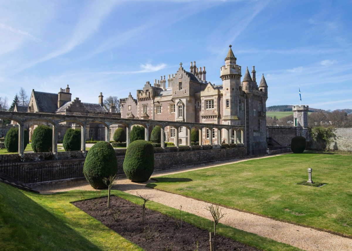 Abbotsford, het huis van Sir Walter Scott, bij Melrose in de Schotse Borders.