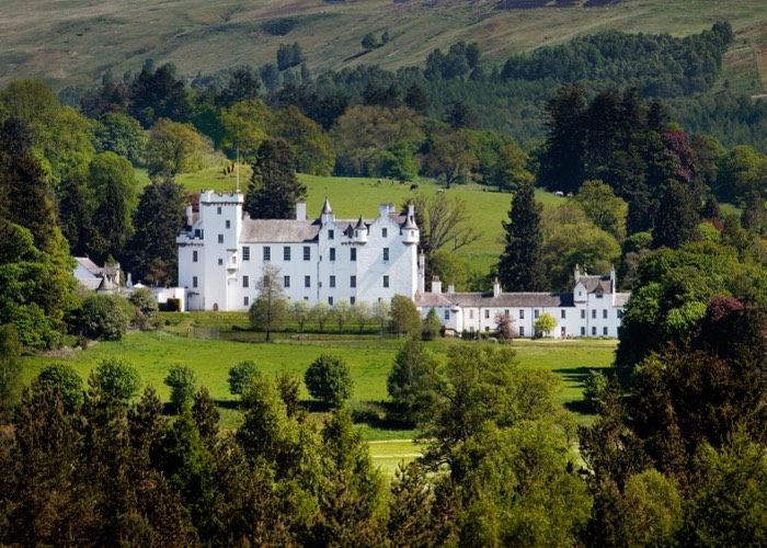 Blair Castle in Blair Atholl in Perthshire.