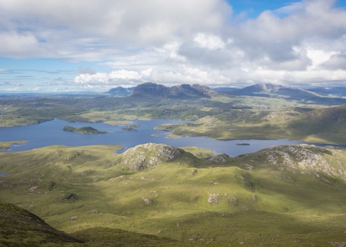 Loch Lurgainn gezien vanaf Stac Pollaidh